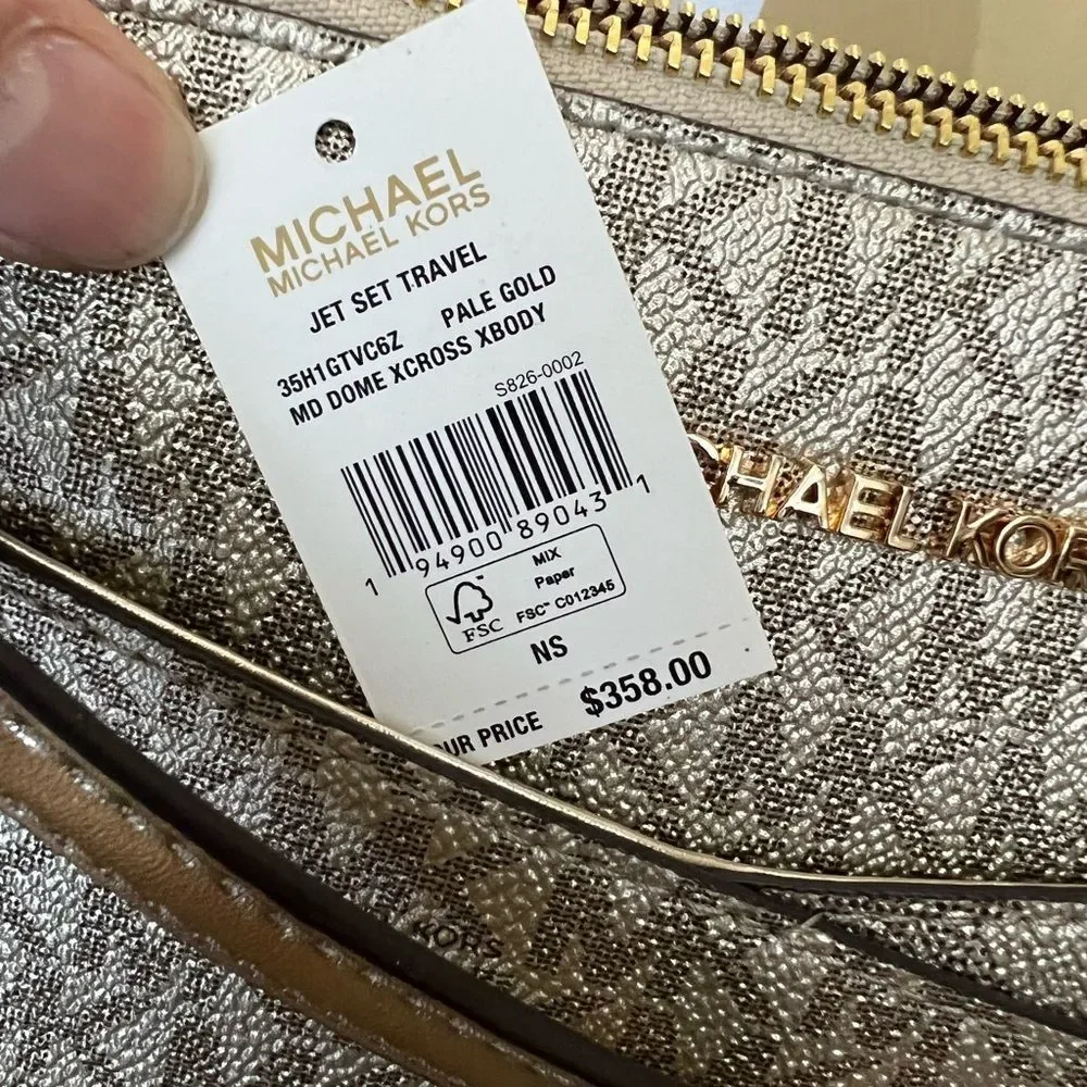 Michael Kors jet set travel crossbody